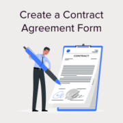 How to create a contract agreement form with digital signature