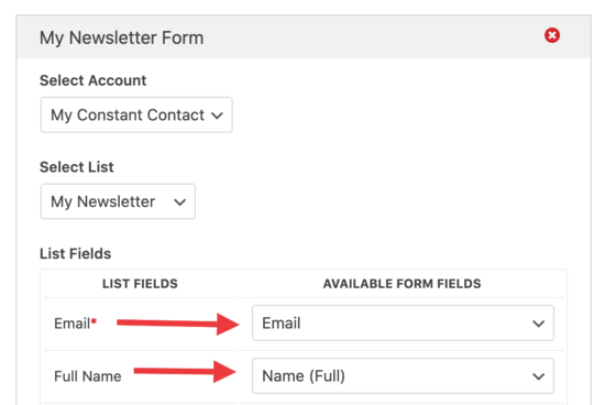 WPForm email fields