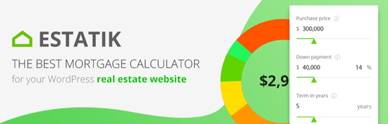 WordPress Statik Mortgage Calculator