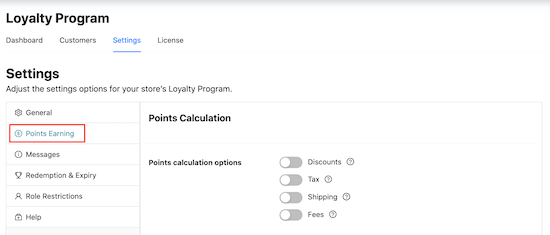 Calculating points in a WooCommerce loyalty program