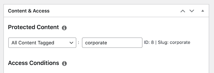 Creating a content restriction rule using MemberPress