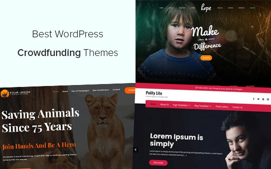 Best WordPress themes for crowdfunding