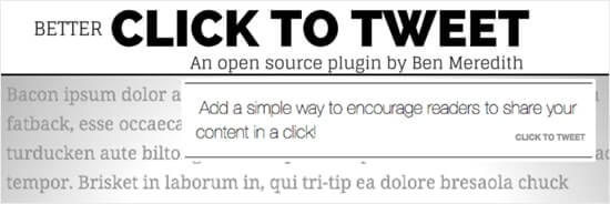 Click To Tweet Plugin