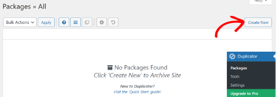 Create a new package