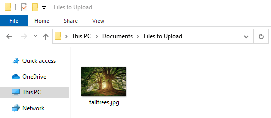 The file extension is now displaying