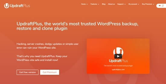 Updraftplus Homepage