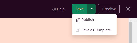 Saving or publishing your page in SeedProd