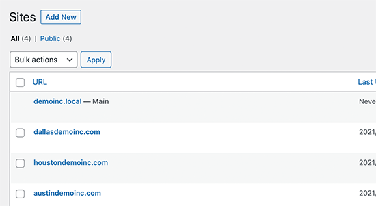 Пользовательские домены для сайтов WordPress в многосайтовой сети