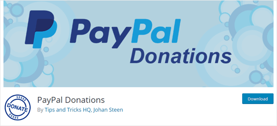 Paypal Donations Tip Jar Plugin