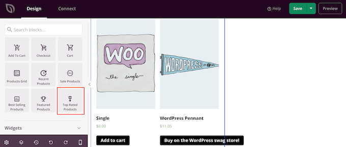 Highlighting leading ranked WooCommerce items