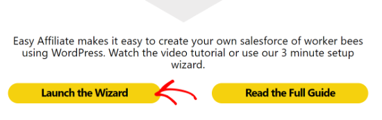 Click the Launch the Wizard button