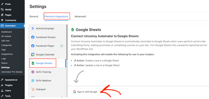How to connect Google Sheets with WooCommerce