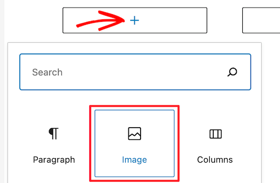 Select image block