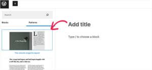 Beginner's Guide: How to Use WordPress Block Patterns