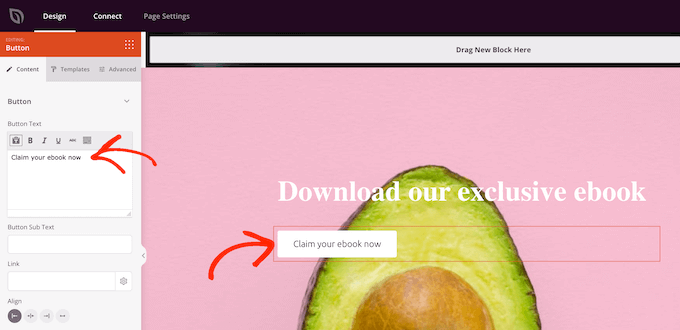 How to Add Text on Top of an Image in WordPress (3 Methods) 29 Editing your SeedProd text
