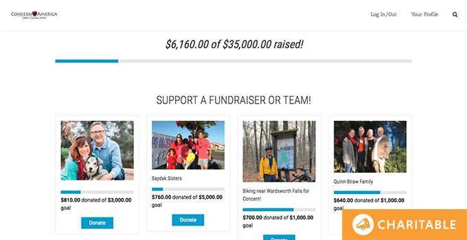 Peer to Peer Fundraising in WordPress with WP Charitable