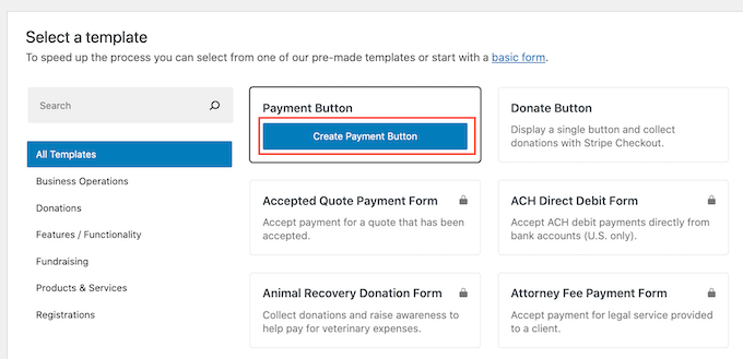 Creating a simple optional payment form