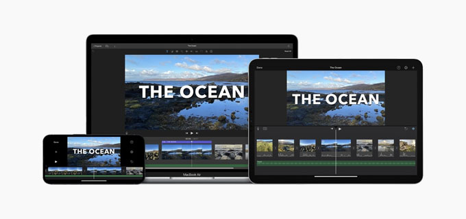 iMovie for Mac and iOS gadgets