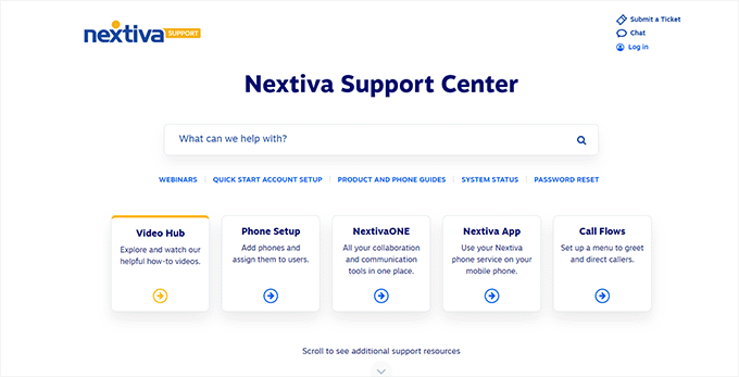 Nextiva customer support