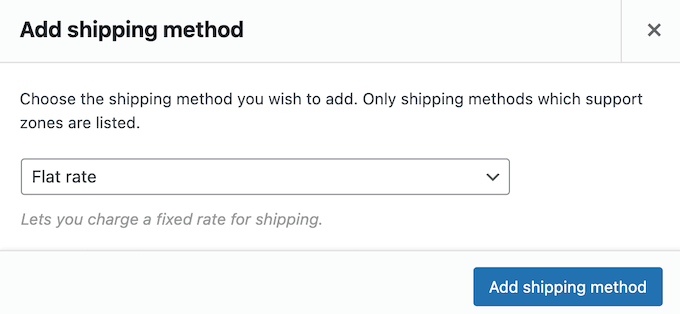 Adding shipping methods to an online automotive store